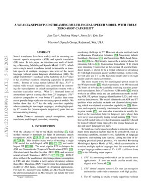 PDF Document Cover - SM2: A Weakly-Supervised Streaming Multilingual Speech Model with Truly Zero-Shot Capability
